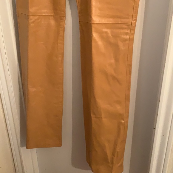 100% Leather Pants! (Tan) - Picture 3 of 10
